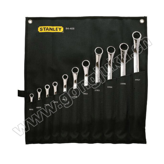 11件套公制精抛光角双梅花扳手