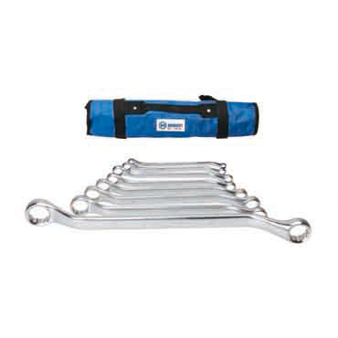 8件全抛光双梅花扳手组套